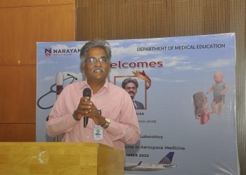 12. Shri.A.Rajarajan Speaking on Aerospace Medicine
